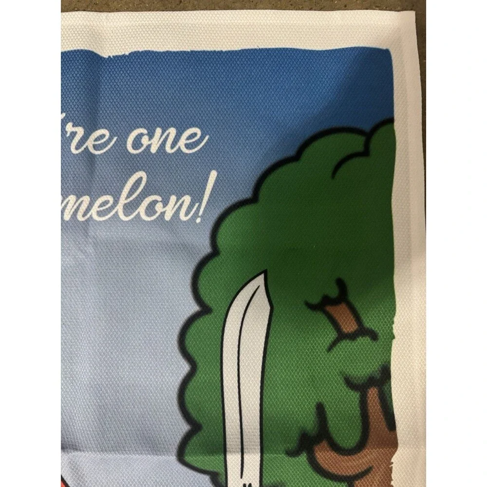 Cutco dish towel knives advertising promotional hang loop You’re One In A Melon